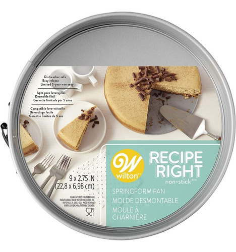 Wilton® Molde Desmontable Cheesecake (22 Cm)