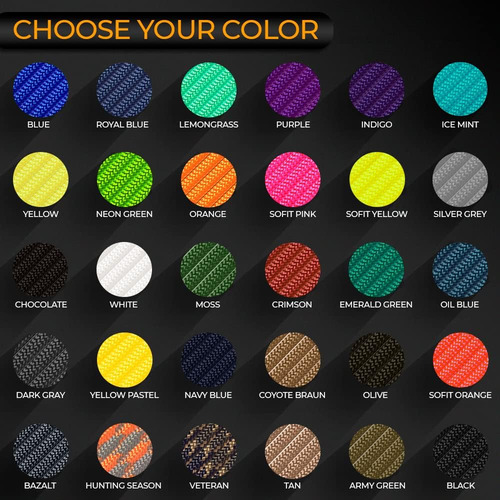 Paracord 100 Pies - Type Iii Paracord 550-4mm Nylon Rope Mi