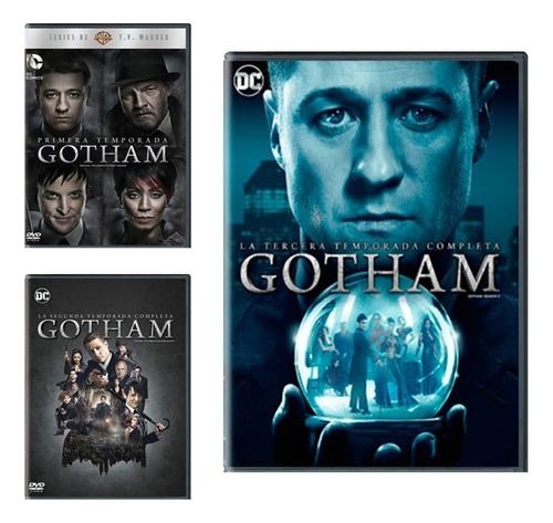 Gotham Paquete Temporadas 1 2 Y 3 Serie Dvd