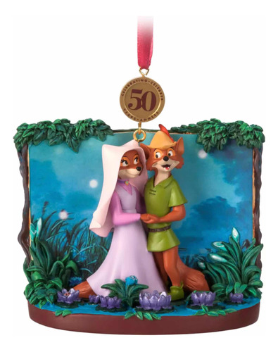 Ornamento Navideño Robin Hood Legado 50 Aniv Disney Store