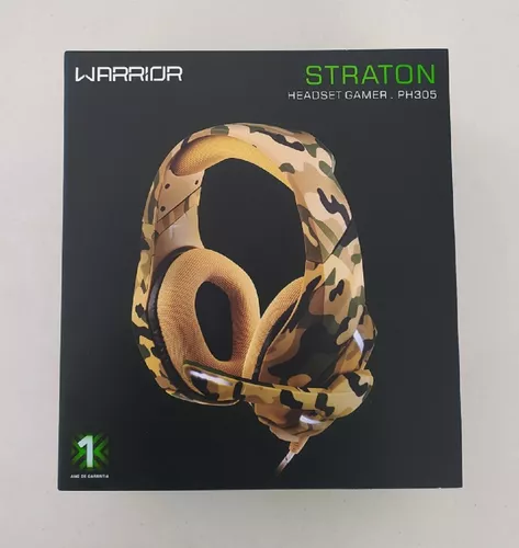 Headset Gamer Warrior Straton USB PH305 - Crystal Informática