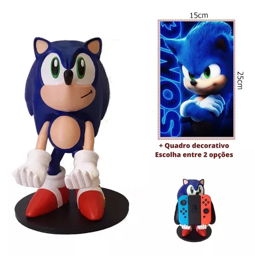 Personagens de Sonic the Hedgehog em ilustrações 3D