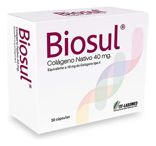 Colageno Nativo 40mg (biosul) 30 Cap