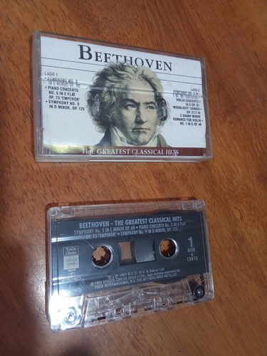 Cassette  Beethoven Cinta Cromo 1770-1827