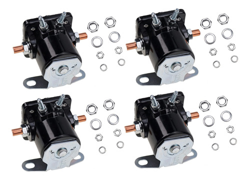 Jeenda X4 Solenoides De Cabrestante De 12 V Rele Solenoide C