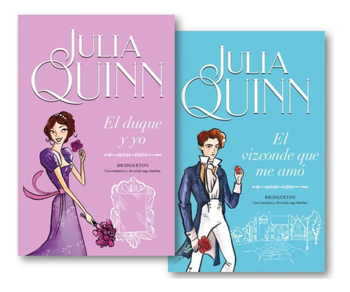 * 2 Libros Serie Bridgerton * Julia Quinn Duque Vizconde