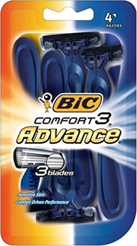 Bic Comfort 3 Anticipos Desechables De Afeitar, 4 B470c