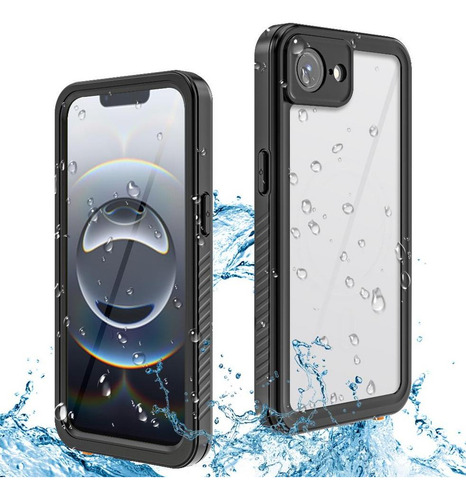Capa Para iPhone 16e Com Protetor De Tela À Prova D'água