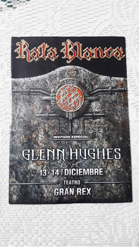 Rata Blanca Con Glenn Hughes    Gran Rex