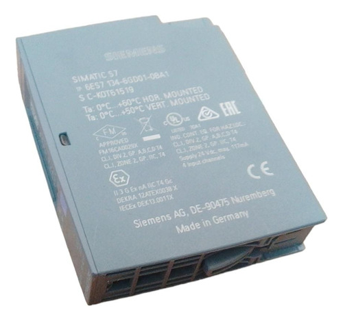 Siemens 6es7134-6gd01-0ba1 Módulo De Entradas Analógicas