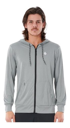 Lycra Rip Curl Search Surflite Hood Gris - La Isla