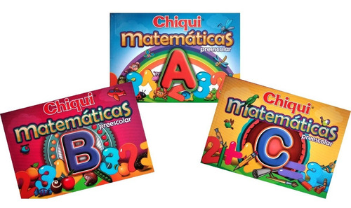 Combo Libros Chiqui Matematicas X 3 Unidades