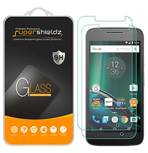 Protector De Pantalla, (2 Pack) Para Motorola Moto G4 Play Y