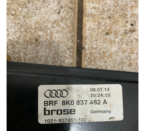 Máquina Vidro Dianteira Direito Audi A4 09 A 16 Usado