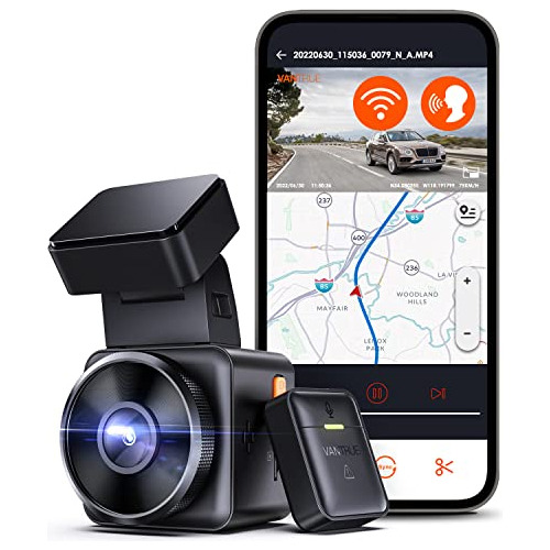 Dash Cam E1 Wifi De 2.5k Gps Y Velocidad, Cámara De Co...