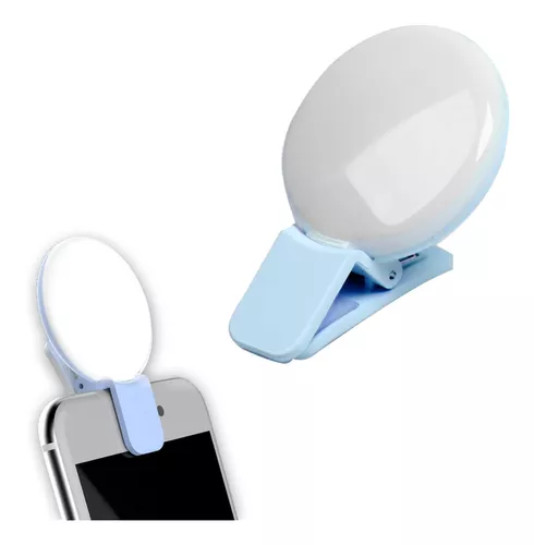 Mini Aro De Luz Para Celular Clip Portatil Fotografia Grabar