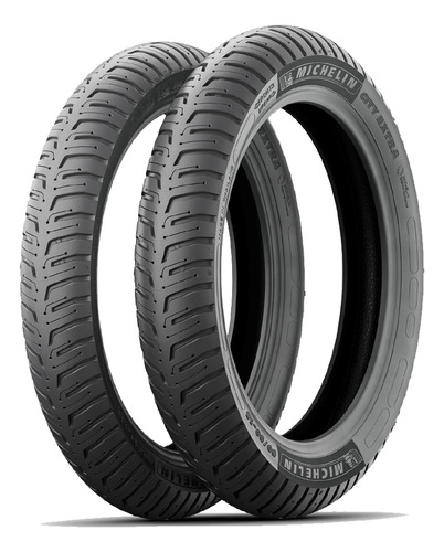 Par Pneu Titan Fan 80/100-18 + 100/90-18 City Extra Michelin
