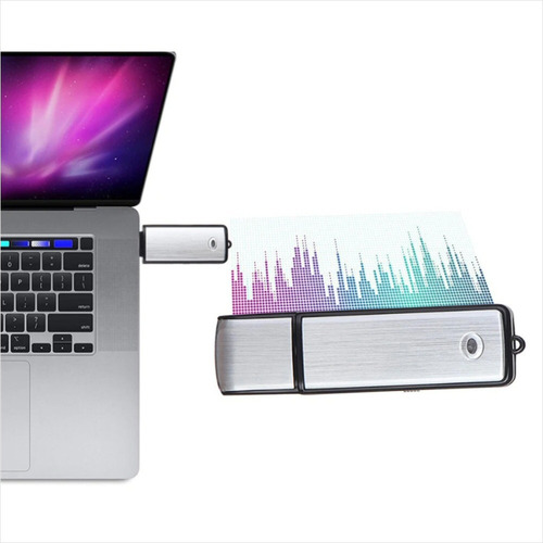 Imagen 3 de 6 de Grabadora Pendrive Audio Espia Oculto, 100% Discreto, 8gb