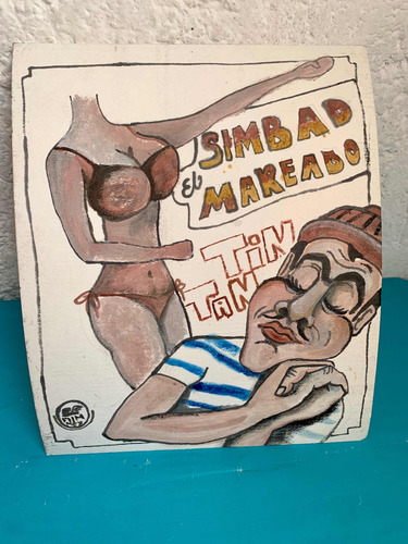 Vintage Dibujo Tun Tan Simbad El Mariado (Usado)