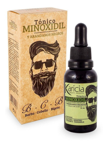 Tónico Minoxidil Para El Crecimiento De Barba (30 Ml)