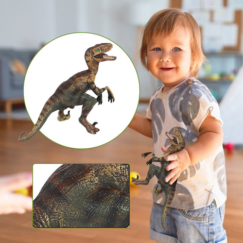 Coma Sólida Pintada A Mano Con Diseño De Dinosaurio, Modelo