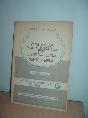 Libro Premios Nacionales De Literatura 1942-1964