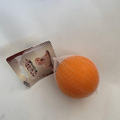 Pelota Naranja Maciza Alta Densidad 8 Cm Perro | Mundozoo