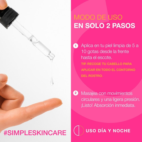 Imagen 7 de 7 de Serum Vitamina C Ácido Hialurónico Colágeno Rosa Mosqueta