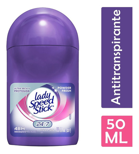 Antitranspirante Lady Speed Stick Roll On 50ml Fragancia Aloe vera