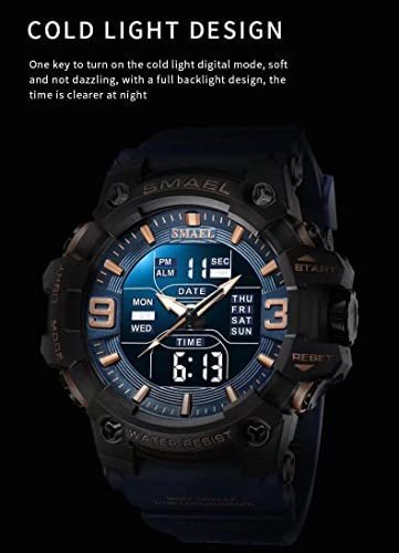 Smael Relojes Militares Para Hombre Reloj Deportivo Al Aire
