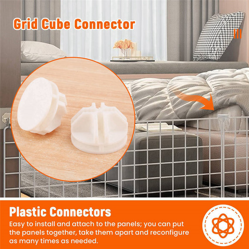 Conectores Abs Para Cubos De Almacenamiento, 20 Uds.
