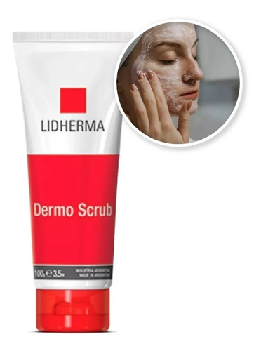 Gel Exfoliante Facial Limpieza Profunda Dermo Scrub Lidherma