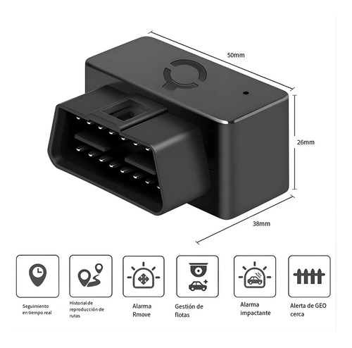 Tracker Localizador Gps Obd2 App Rastreador Vehicular Escucha Voz Auto Plataforma Ilimitada + Cuenta Yosoo