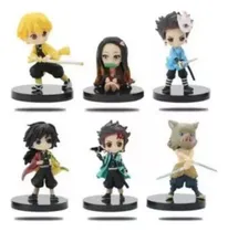 Comprar Camexuny 6pcs Anime Demon Slayer Colección Figuras Juguete