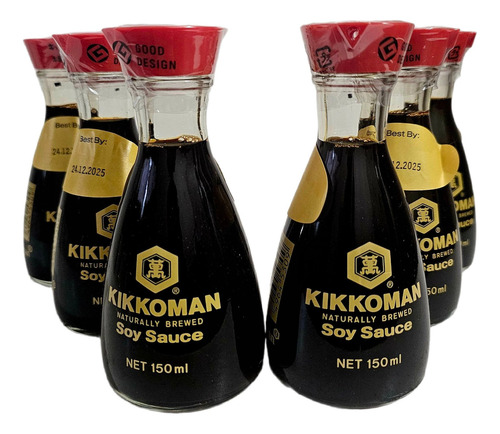 Salsa De Soja Premium Kikkoman 150ml, Japón Pack12unid.