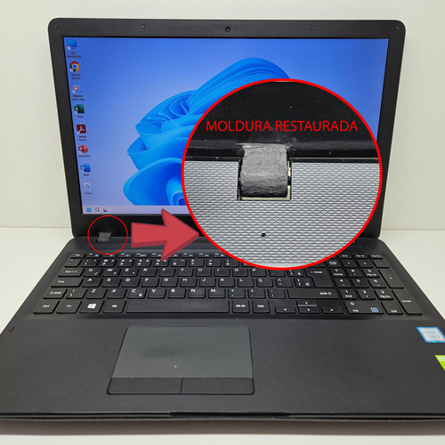 Notebook Samsung Np300e5m Core I7 8gb 120gb Ssd 920mx 7° Th Preto (Usado)