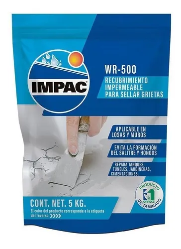 comprar Sellador De Grietas Wr-500 Gris De 5 Kg