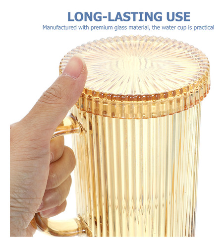 Taza Con Rayas De Vidrio, Tazas De Vidrio Con Diseño De Raya