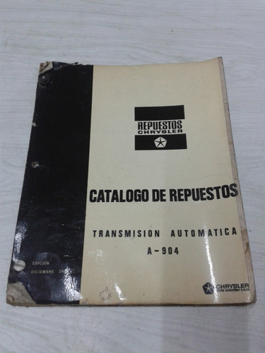 Catalogo Original Repuestos Caja Automatica Dodge Coronado