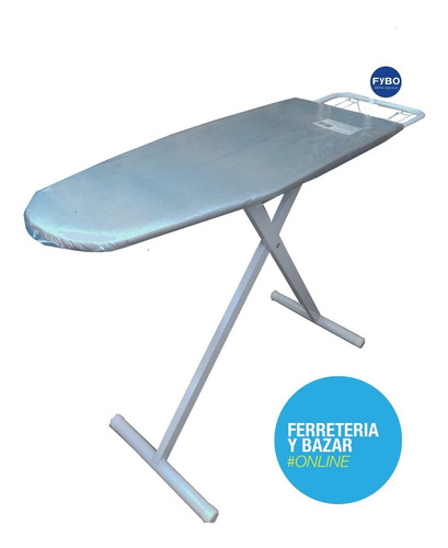 Imagen 7 de 8 de Tabla De Planchar Reforzad Especial Manguero Tela Metalizad