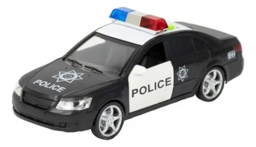 comprar Carro De Polícia Com Som E Luzes Realista Brinquedo Infantil