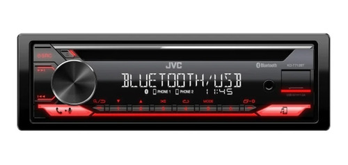 Autoestereo Jvc Kd-t712bt Usb Bluetooth Cd Auxiliar Fm/am