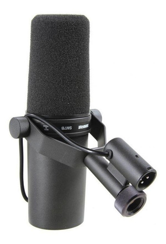 Micrófono Shure SM7B cardioide negro | Mercado Libre