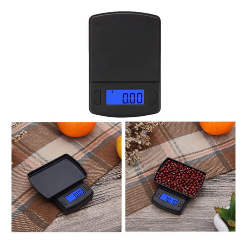Báscula Electrónica De Bolsillo Digital Con Pantalla Lcd, 2