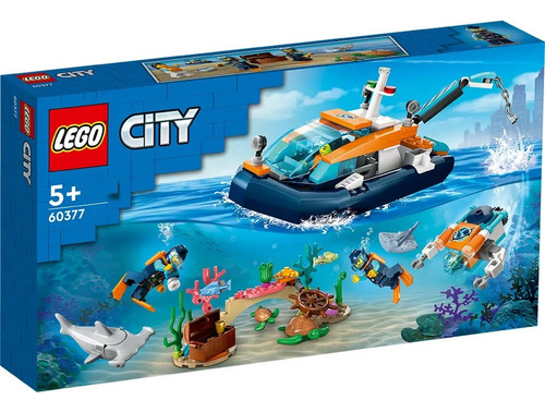 Lego City (60377) Barco De Exploración Submarina Cantidad de piezas 182