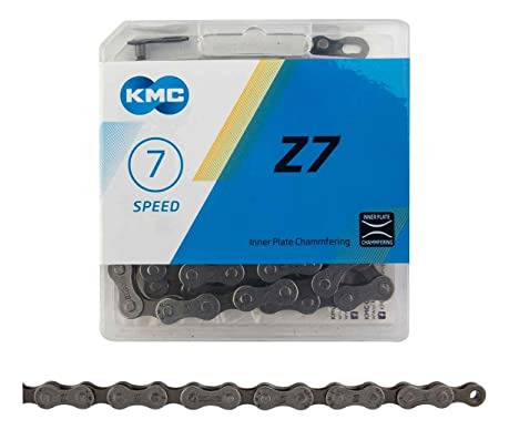 Cadena Bicicleta Kmc 7 Vel 1/2 X3/32 116 Eslabones Plateada