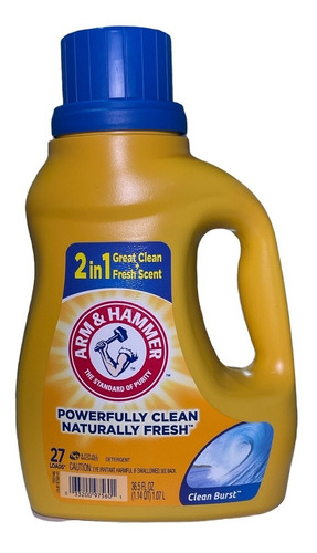 Imagen 1 de 1 de Arm&hammer Detergente Liquido Clean Bust 1.07l