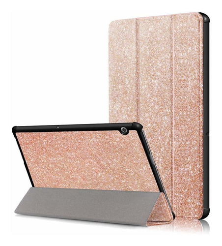 Funda Para Tablet Huawei Mediapad T5 10  Glitter Rosa Xsr