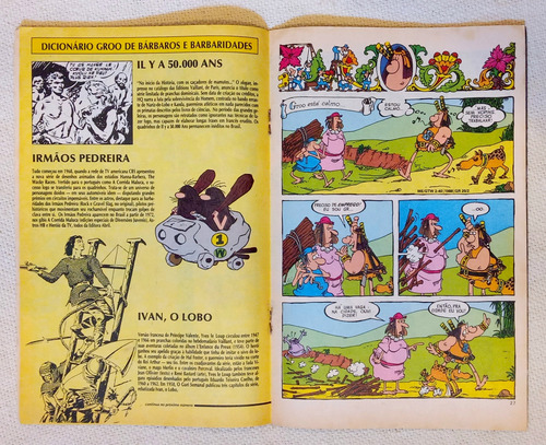 Hq O Humor Inteligente De Groo O Errante 19 Aragones Marvel Abril 1991 (Usado)