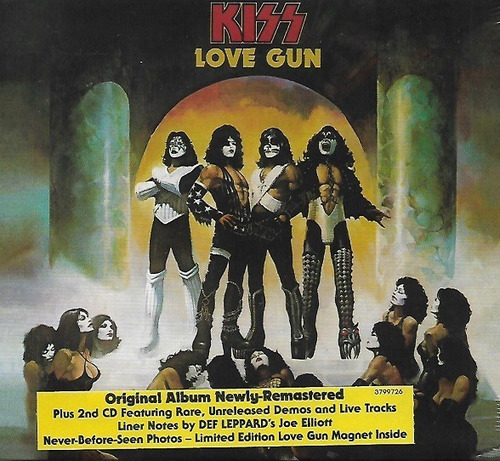 Cd Doble Kiss / Love Gun Deluxe Edition Remastered (1977) 